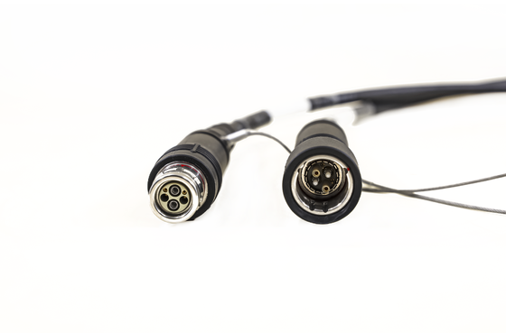 3K.93C Series 6 Pin Male/Female 10A Photoelectric Hybrid Connector Circular Push Pull Connector for HDTV Camera Cable Assembly