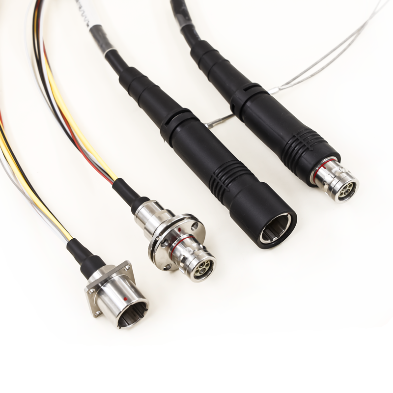 3K.93C Series 6 Pin Male/Female 10A Photoelectric Hybrid Connector Circular Push Pull Connector for HDTV Camera Cable Assembly