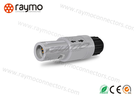 Plastique médical en plastique circulaire de connecteurs de Redel PAA.M0.3GL.AC52G de connecteurs de PAG PAA PAC