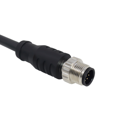 Connecteur de câble femelle blindé droit M12 classeur 5/8/12pin étanche IP67/68