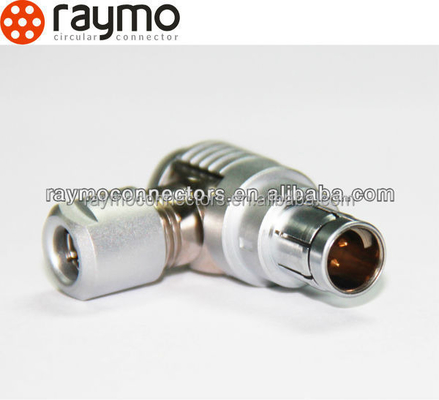 Connecteur masculin M12 fiable avec couleur naturelle et coque en nickel / laiton