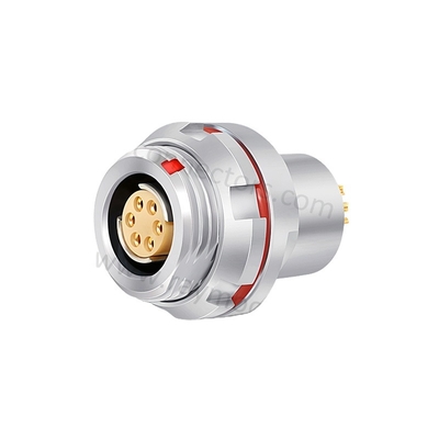 Connecteur féminin M12 métallique pour câble rond / plat