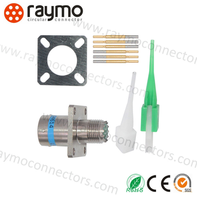 Amphenol MIL-DTL-38999 série III connecteur D38999/26WB05SN câble de prise féminin connecteurs circulaires militaires à 5 broches