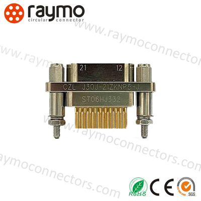 Connecteurs Micro-D MIL-Spec de la série J30J Standard MIL-DTL-83513 et étanches avec coquille en forme de D