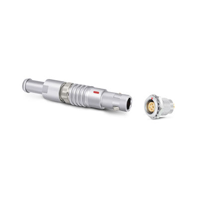 FGG EGG 00B Connecteur Push Pull Mâle 2 3 4 Broches Laiton Chrome