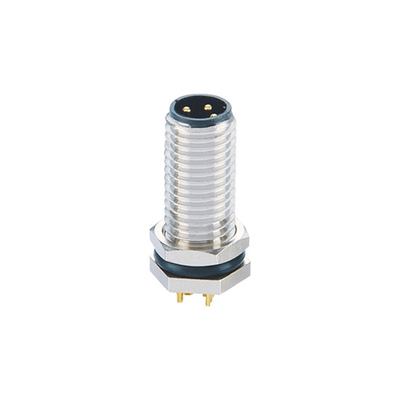 Connecteur circulaire miniature M8 3 Pin Female Connector de bâti du panneau M8