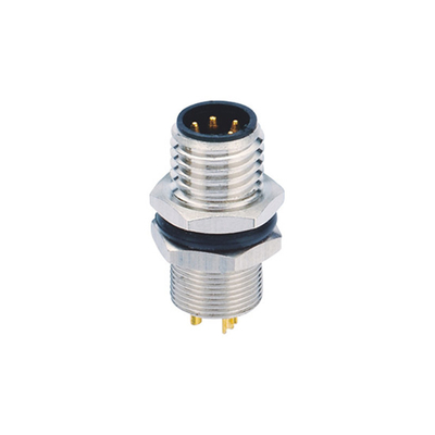 Capteur M8 8 Pin Female Connector de connecteurs circulaires de miniature de bâti de panneau