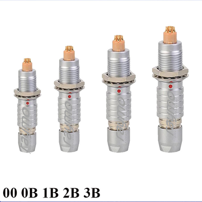 IP50 Chrome a plaqué le connecteur va-et-vient FGG.0B.302.CLAD52 pour la caméra